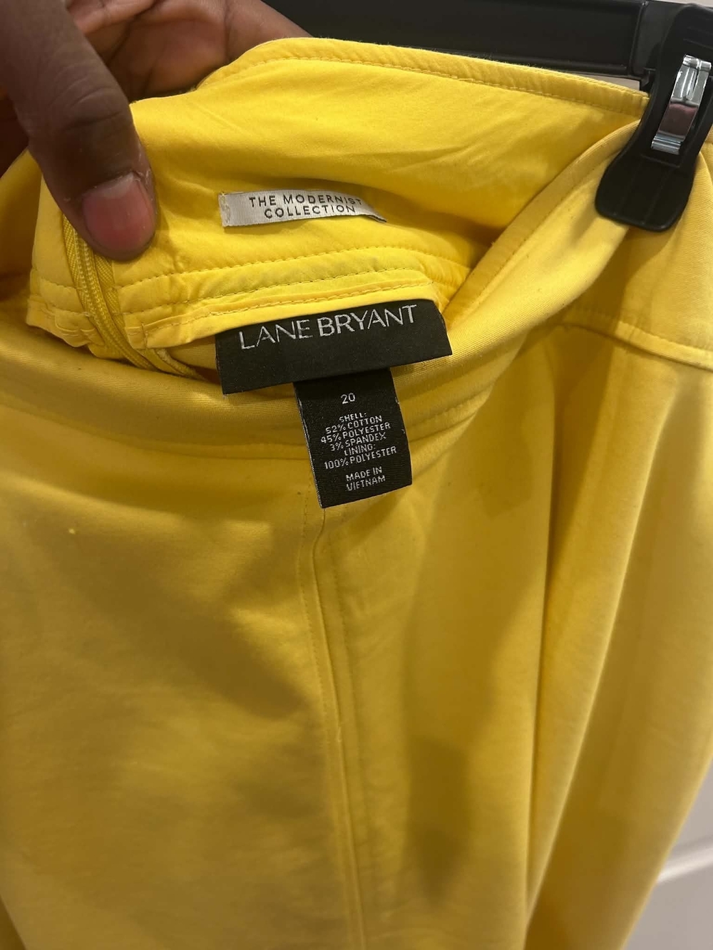 Lane Bryant Bright Yellow Skirt Size 20